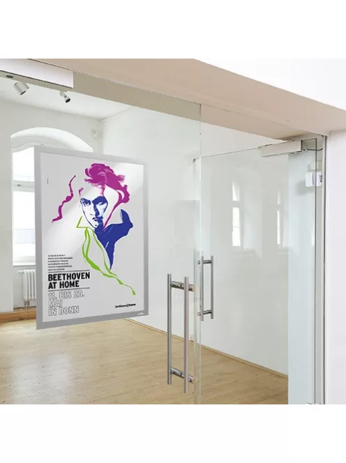 Durable Infokeret Durable Duraframe Poster A/2 ezüst öntapadós