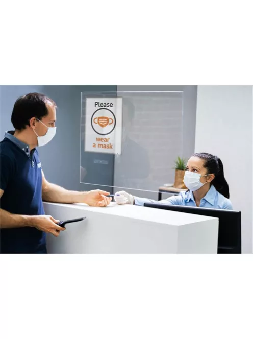 Durable Információs tasak Durable A/4 statikus rögzítés 1 lap kisker kiszerelés