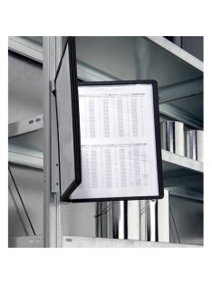   Durable Bemutatótábla-tartó Durable Vario, fekete, mágneses rögzítéssel, 5 db panellel