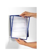 Durable Bemutatótábla-tartó Durable Vario fali 5 db-os táblával kék