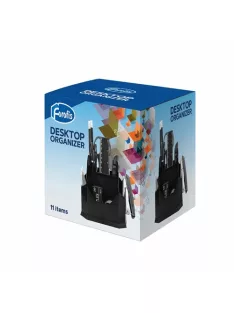   Forofis Írószertartó Forofis 11 részes műanyag fekete forgatható 2