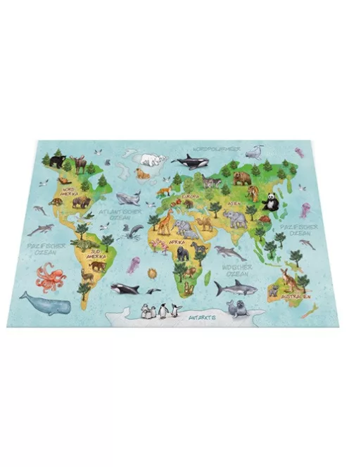 Herma Könyöklő Herma 55x35 cm Világtérkép