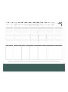PD Calendar Könyöklő 59x41zöld 2025