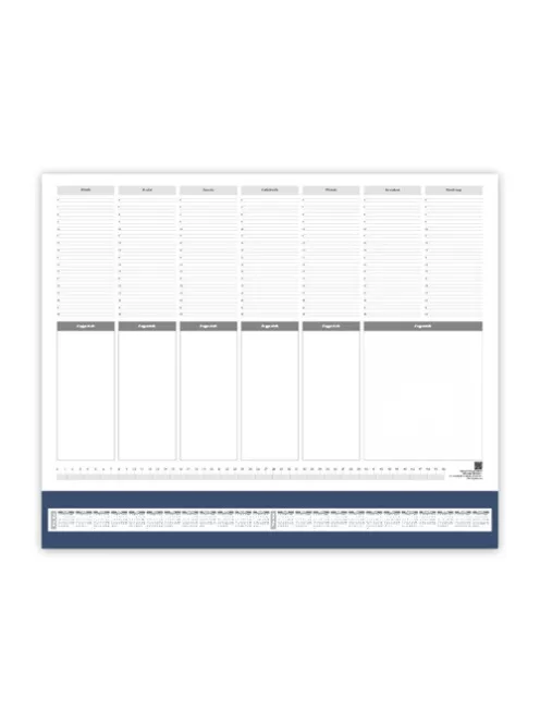 PD Calendar Könyöklő 59x41 kék 2026