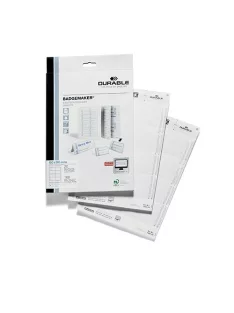   Durable Névjegykártyatartó betét Durable 60x90 mm 8 db/ív