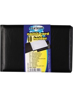   Centrum Névjegykártyatartó Centrum 97x67 mm 40 db-os kemény műbőr fekete