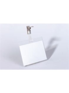   Durable Névkitűző Durable 90x60 mm forgatható fémcsipesszel fekvő