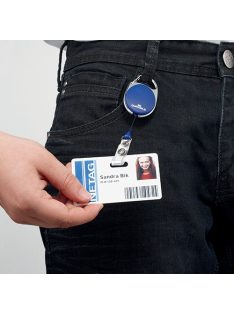   Durable Névkitűző tartó Durable Style, kihúzható, patentos kék