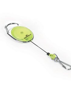   Durable Névkitűző tartó Durable Style, kihúzható, karabineres sárga