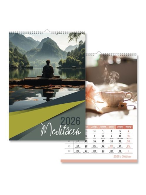 PD Calendar Naptár fali pd Meditáció 30x42 cm 2026