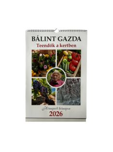   PD Calendar Naptár fali pd BÁLINT GAZDA Teendők a kertben 30x42 cm 2026