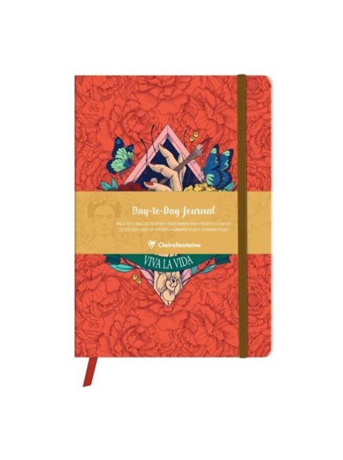 Clairefontaine Határidőnapló öröknaptár Clairefontaine Frida Kahlo A/5 96 lapos, pontozott
