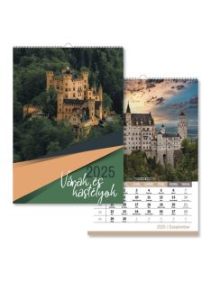 PD Calendar Naptár fali pd Várak kastélyok 30x42 cm 2025