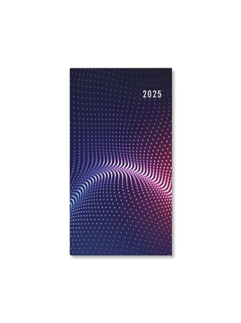 PD Calendar Határidőnapló Period Basic Zsebnaptár álló Galaxy papír 2025