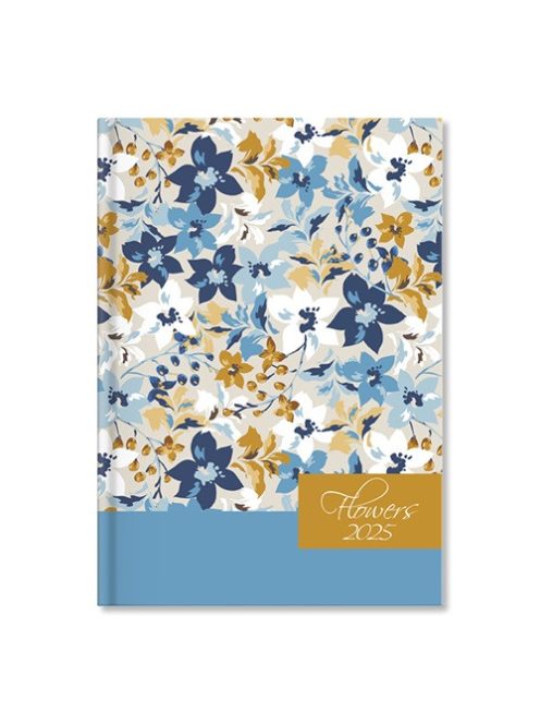 PD Calendar Határidőnapló Period Flowers B/6 heti Beige papír 2025