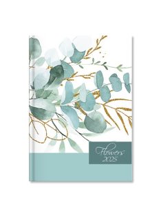   PD Calendar Határidőnapló Period Flowers B/6 heti Green papír 2025