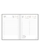 PD Calendar Határidőnapló Period Standard A/5 napi kék műbőr 2026