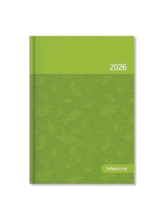  PD Calendar Határidőnapló Period Intensive A/5 napi zöld lakk papír 2026