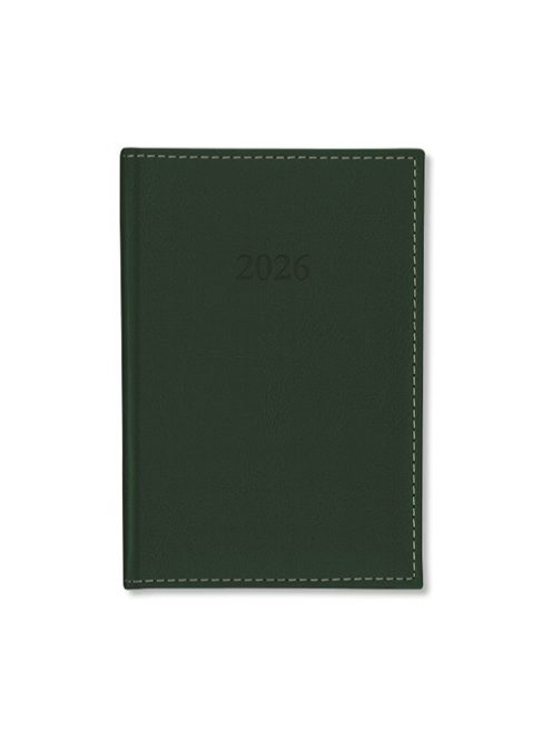 PD Calendar Határidőnapló Period Chamois A/5 napi körbev. zöld 2026