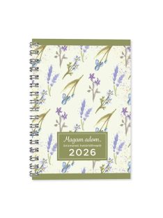   PD Calendar Határidőnapló Period A/5 heti önismereti zöld 2026