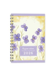   PD Calendar Határidőnapló Period A/5 heti önismereti lila 2026