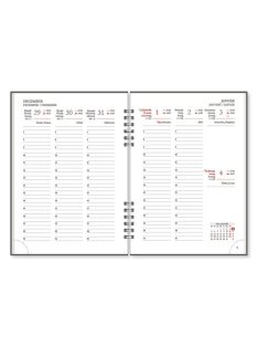   PD Calendar Határidőnapló Period ECO A/5 heti spirálos Bicycle 2026