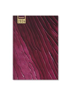   PD Calendar Határidőnapló Period Basic B/5 heti Purple papír 2026