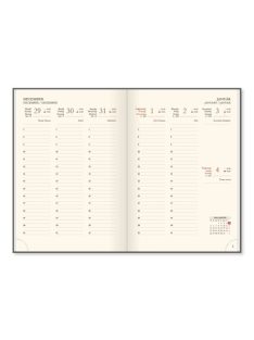   PD Calendar Határidőnapló Period Chamois B/5 heti körbev. kék 2026