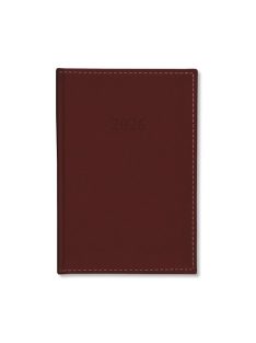   PD Calendar Határidőnapló Period Chamois B/5 heti körbev. bordó 2026