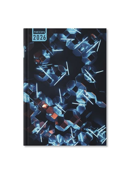 PD Calendar Határidőnapló Period Neon B/6 heti Ice papír 2026