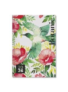   PD Calendar Határidőnapló Period Botanic B/6 heti White papír 2026