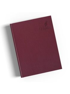   PD Calendar Tárgyalási napló Period Standard B/5 bordó műbőr