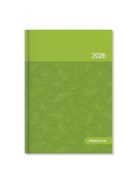 PD Calendar Határidőnapló Period Intensive B/6 heti zöld lakk papír 2026