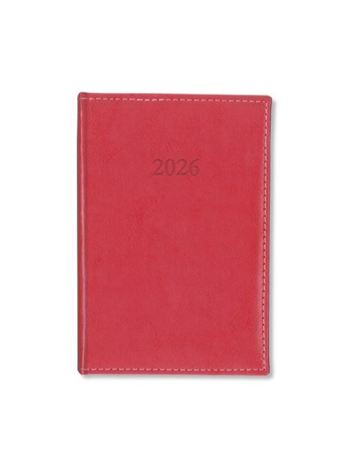 PD Calendar Határidőnapló Period Border B/6 heti körbev. Korall 2026