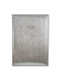   PD Calendar Határidőnapló Period Lamé B/6 heti körbev. Lamé ezüst 2026