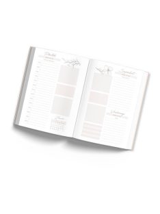   PD Calendar Határidőnapló Period Magnólia B/6 napi női tervező Poppy 2026