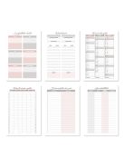 PD Calendar Határidőnapló Period Magnólia B/6 napi női tervező Poppy 2026