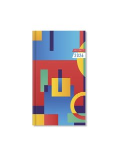   PD Calendar Határidőnapló Period Abstract Zsebnaptár álló Geo papír 2026