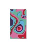 PD Calendar Határidőnapló Period Abstract Zsebnaptár álló Mystic papír 2026