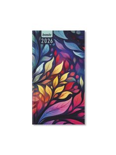   PD Calendar Határidőnapló Period Basic Zsebnaptár álló Rainbow papír 2026