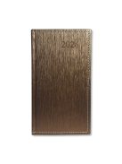 PD Calendar Határidőnapló Period Lamé Zsebnaptár álló körbev. Lamé bronz 2026