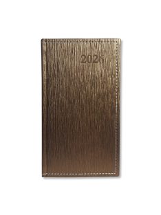   PD Calendar Határidőnapló Period Lamé Zsebnaptár álló körbev. Lamé bronz 2026