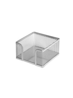   Forofis Jegyzettömb-tartó Forofis fémhálós 9,5x9,5 cm ezüst