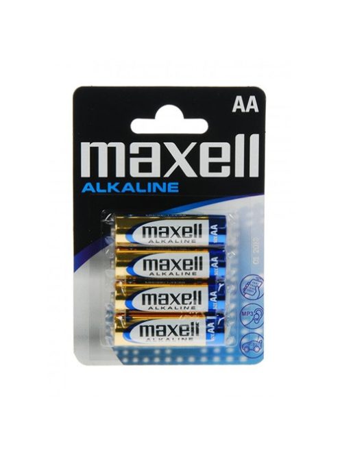 Maxell Elem Maxell alkáli LR6 AA ceruza 4 db/csomag