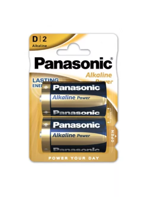 Panasonic Tartós elem Panasonic Alkaline Power D 1.5V alkáli 2 db-os