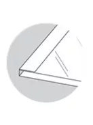 Fellowes Hőkötőborító Fellowes A/4 Standing 6 mm fehér 46-60 lap