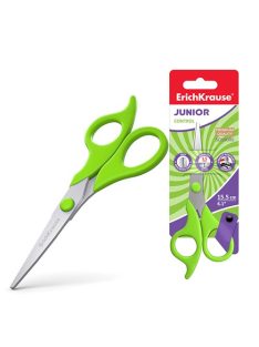   ErichKrause Olló ErichKrause Control Junior 15,5 cm iskolai kerek rozsdamentes acél bliszteres