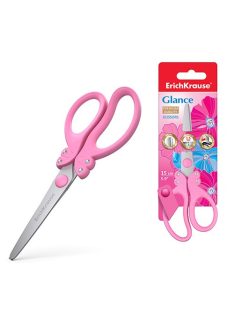   ErichKrause Olló ErichKrause Glance 15 cm iskolai kerek rozsdamentes acél bliszteres