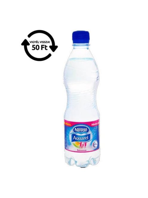 Nestlé Ásványvíz Nestlé Aquarel szénsavas 0.5l DRS