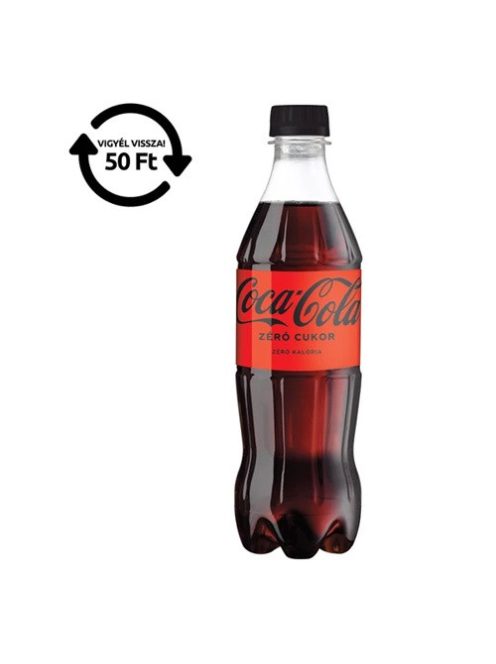 Noname Üditő Coca Cola Zero 0.5l  DRS